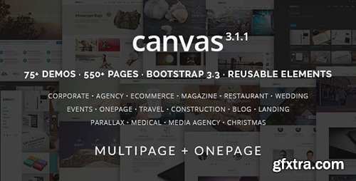 ThemeForest - Canvas v3.1.1 - The Multi-Purpose HTML5 Template - 9228123