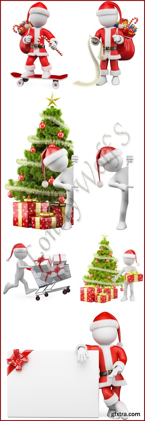 Santa ilustration- Stock photo