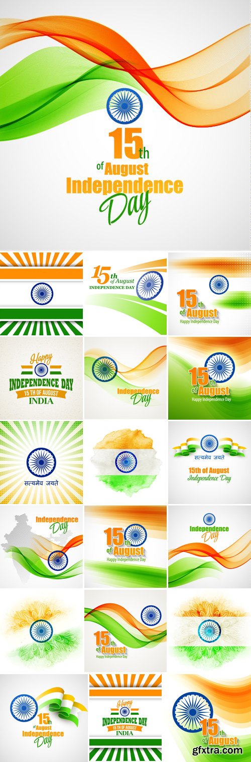 Stock Vectors - Creative Indian Independence Day concept. Vector illustration