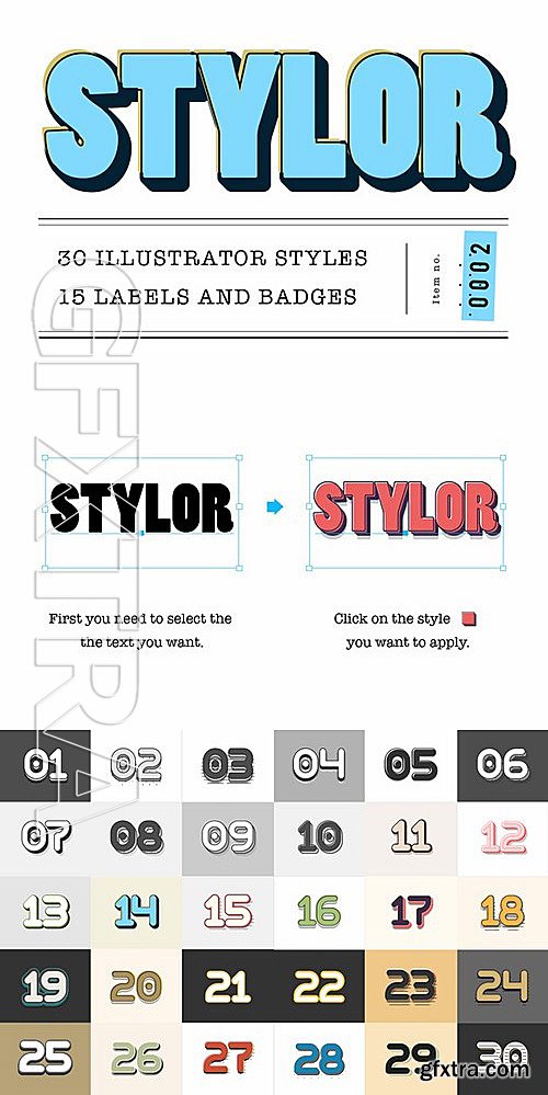 CM - STYLOR - Styles Labels & Badges No2 388882