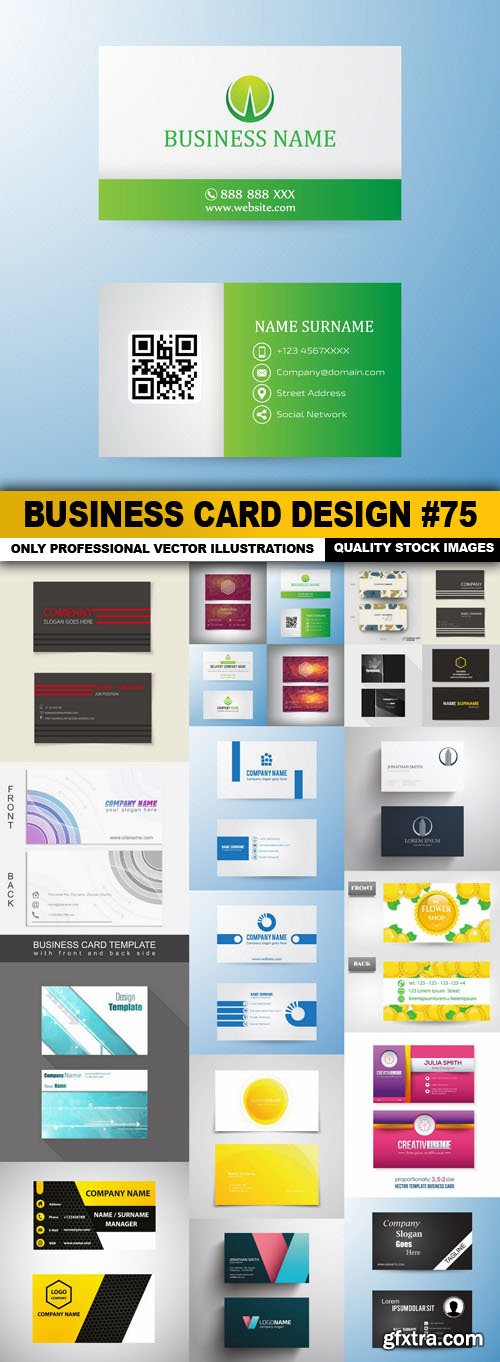 Business Card Design #75 - 20 Vector