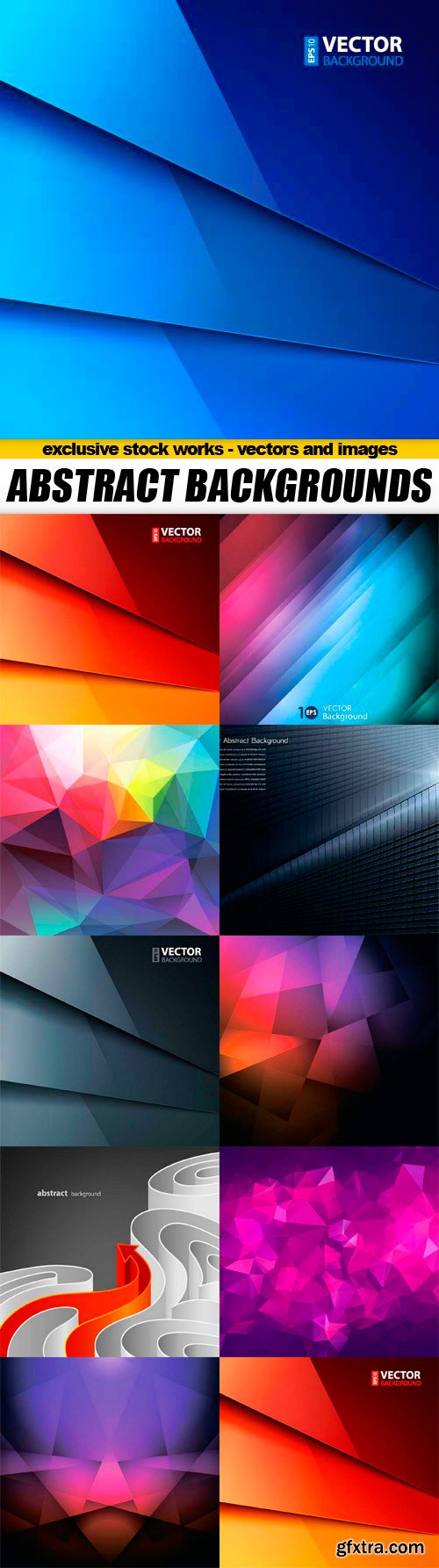 Vector Abstract Backgrounds - 10x EPS