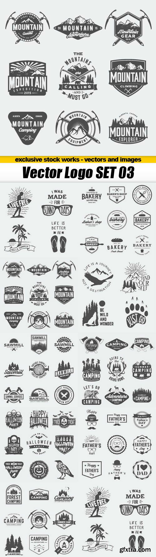 Vector Logo Set 03 - 10x EPS