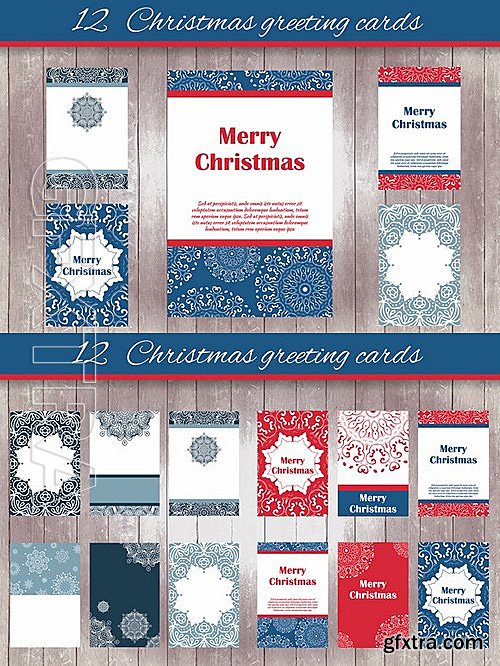 CM - 12 Christmas greeting cards 2 468508