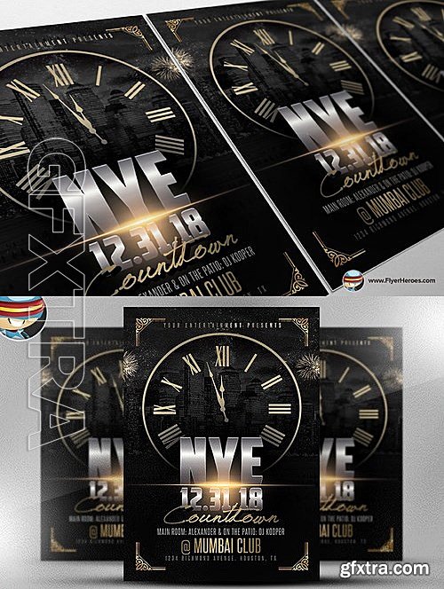 CM - NYE Countdown Flyer Template 2 470435