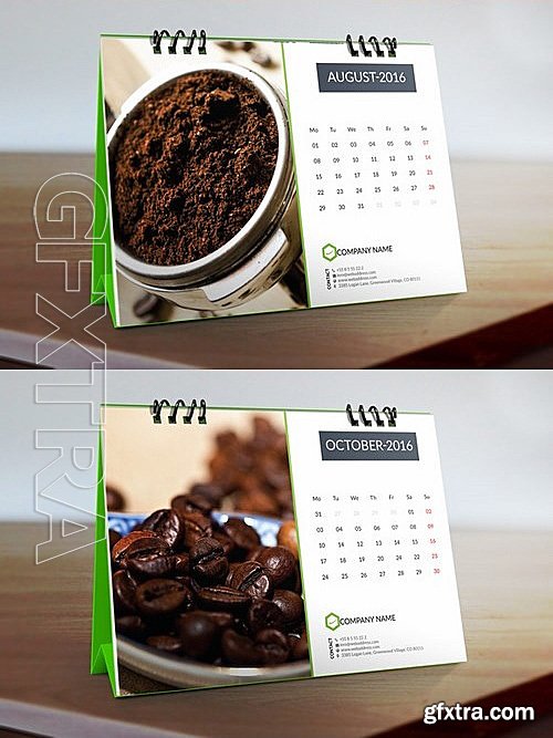 CM - Desk Calendar 2016 Template 470236