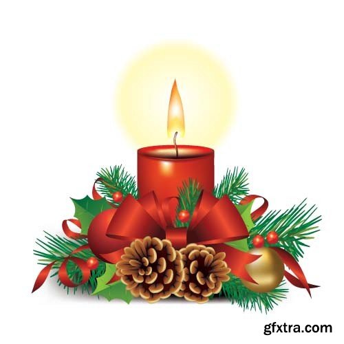 Christmas candle