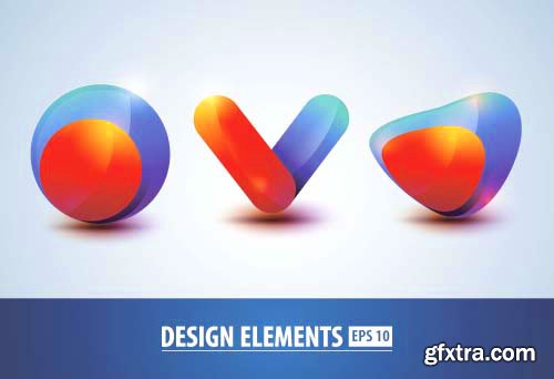 High Quality Vector Design Elements and Logos - 85x EPS