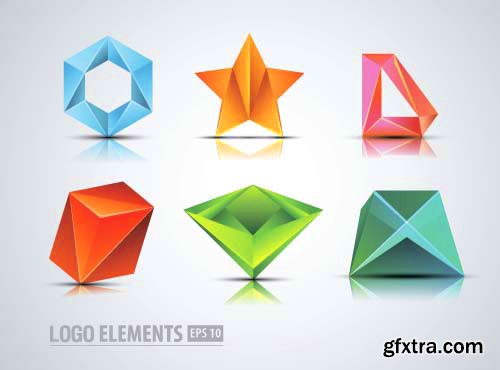 High Quality Vector Design Elements and Logos - 85x EPS