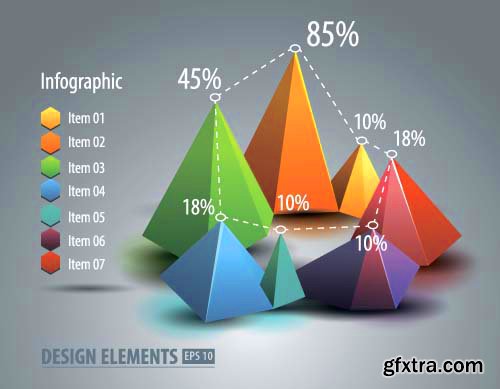 High Quality Vector Design Elements and Logos - 85x EPS