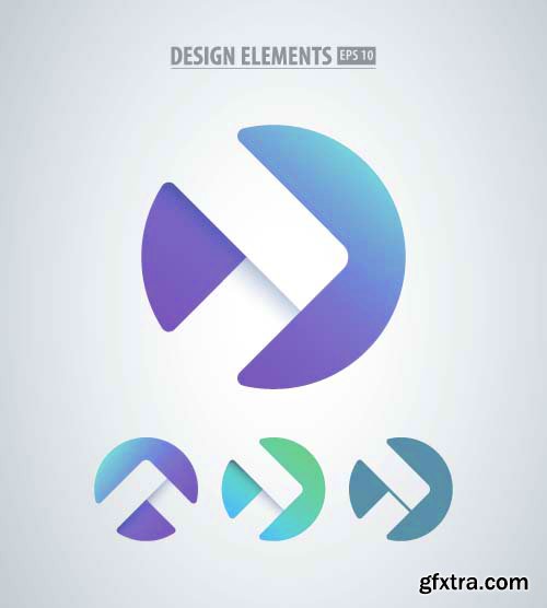 High Quality Vector Design Elements and Logos - 85x EPS