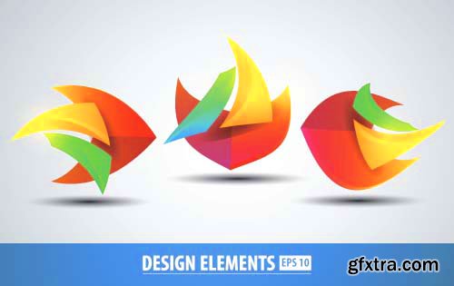 High Quality Vector Design Elements and Logos - 85x EPS