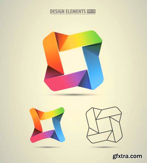 High Quality Vector Design Elements and Logos - 85x EPS