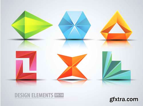 High Quality Vector Design Elements and Logos - 85x EPS