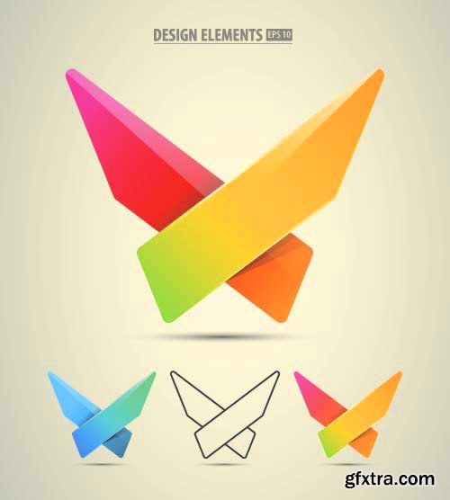 High Quality Vector Design Elements and Logos - 85x EPS