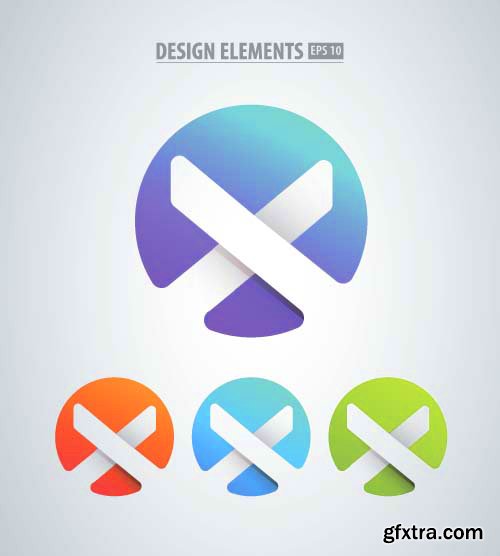 High Quality Vector Design Elements and Logos - 85x EPS