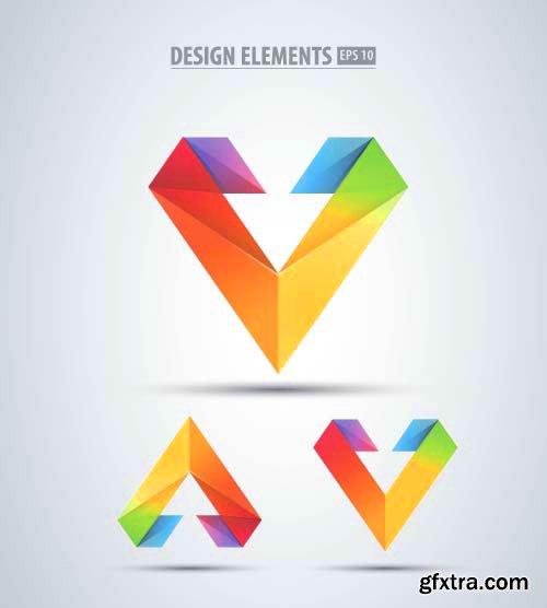 High Quality Vector Design Elements and Logos - 85x EPS