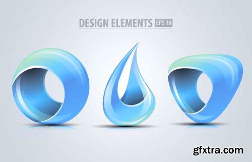 High Quality Vector Design Elements and Logos - 85x EPS