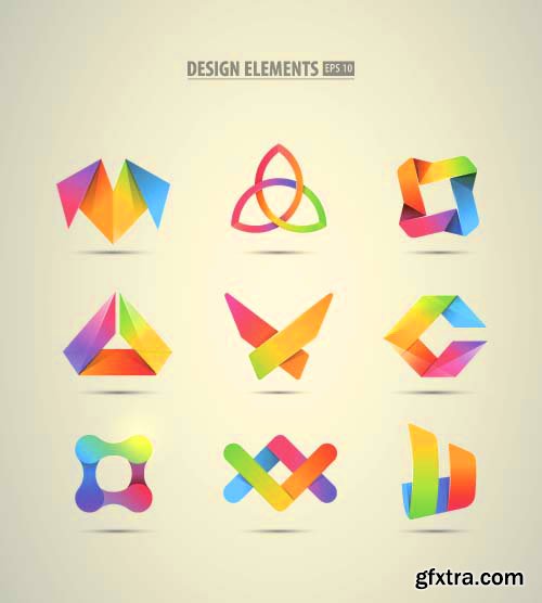 High Quality Vector Design Elements and Logos - 85x EPS