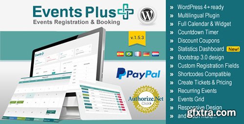 CodeCanyon - WordPress Events Calendar Registration & Booking v1.5.3 - 7647762