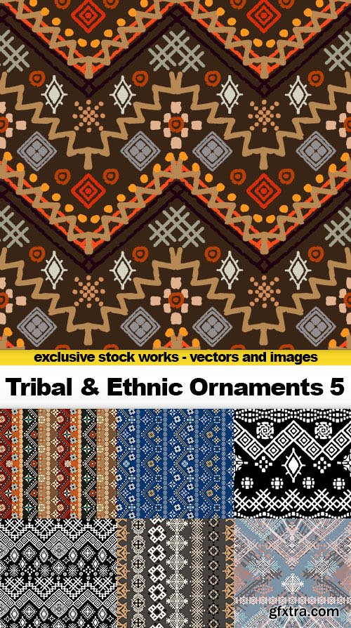 Tribal & Ethnic Ornaments 5 - 25x EPS