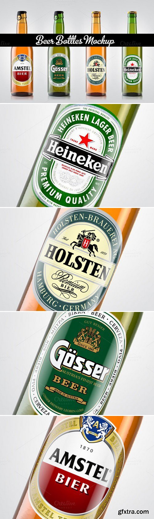 CM - Beer Bottles Mockup 469191