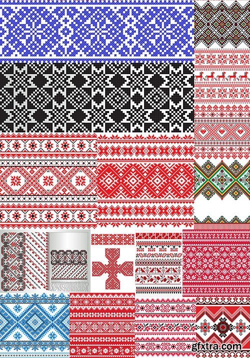 Ukrainian & Belarusian Ornament 2 - 34x EPS