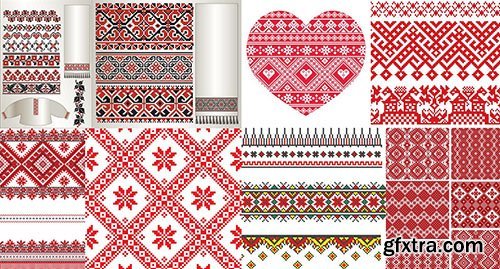 Ukrainian & Belarusian Ornament 2 - 34x EPS