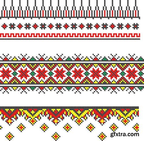 Ukrainian & Belarusian Ornament 2 - 34x EPS