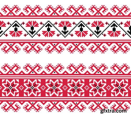 Ukrainian & Belarusian Ornament 2 - 34x EPS