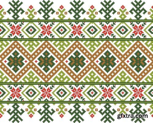 Ukrainian & Belarusian Ornament 2 - 34x EPS