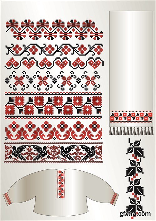 Ukrainian & Belarusian Ornament 2 - 34x EPS