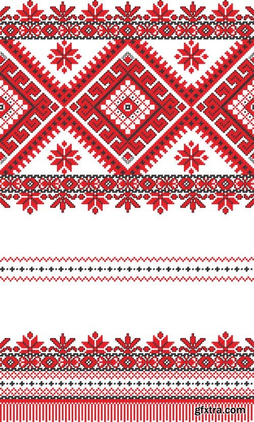 Ukrainian & Belarusian Ornament 2 - 34x EPS