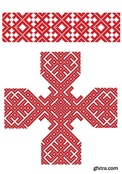 Ukrainian & Belarusian Ornament 2 - 34x EPS