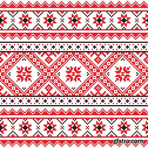 Ukrainian & Belarusian Ornament 2 - 34x EPS