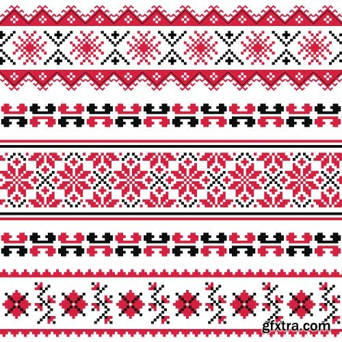 Ukrainian & Belarusian Ornament 2 - 34x EPS