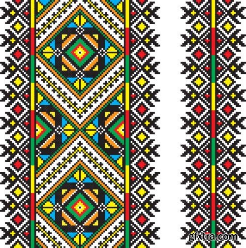 Ukrainian & Belarusian Ornament 2 - 34x EPS