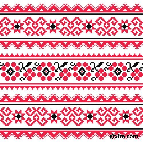 Ukrainian & Belarusian Ornament 2 - 34x EPS