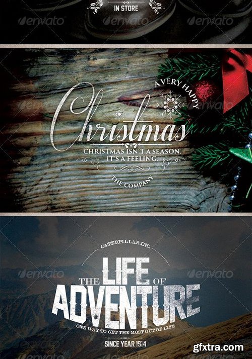 Graphicriver Christmas and Other Vintage Badges 6253978