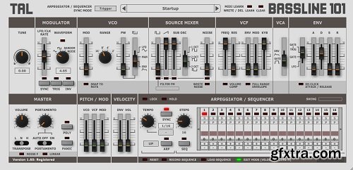 Togu Audio Line TAL-BassLine-101 v1.64 WiN OSX Incl Keygen-R2R