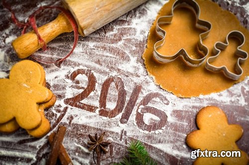 Collection logo 2016 Christmas New Year food products from food decoration 25 HQ Jpeg