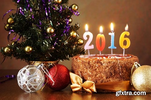 Collection logo 2016 Christmas New Year food products from food decoration 25 HQ Jpeg