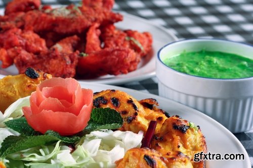 Collection of various festive food Indian meal 25 HQ Jpeg