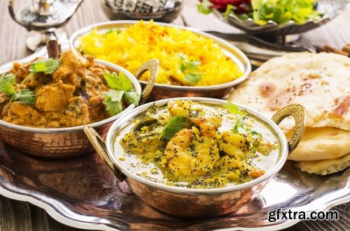 Collection of various festive food Indian meal 25 HQ Jpeg