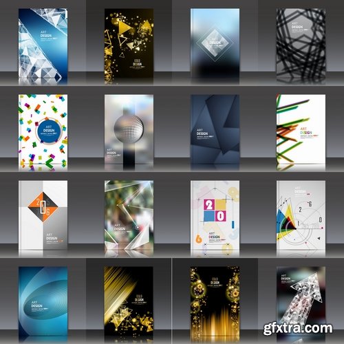 Collection of vector logo picture business flyer banner poster  25 EPS