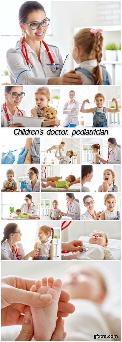 Children's doctor, pediatrician and children