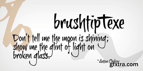 BrushtipTexe Font