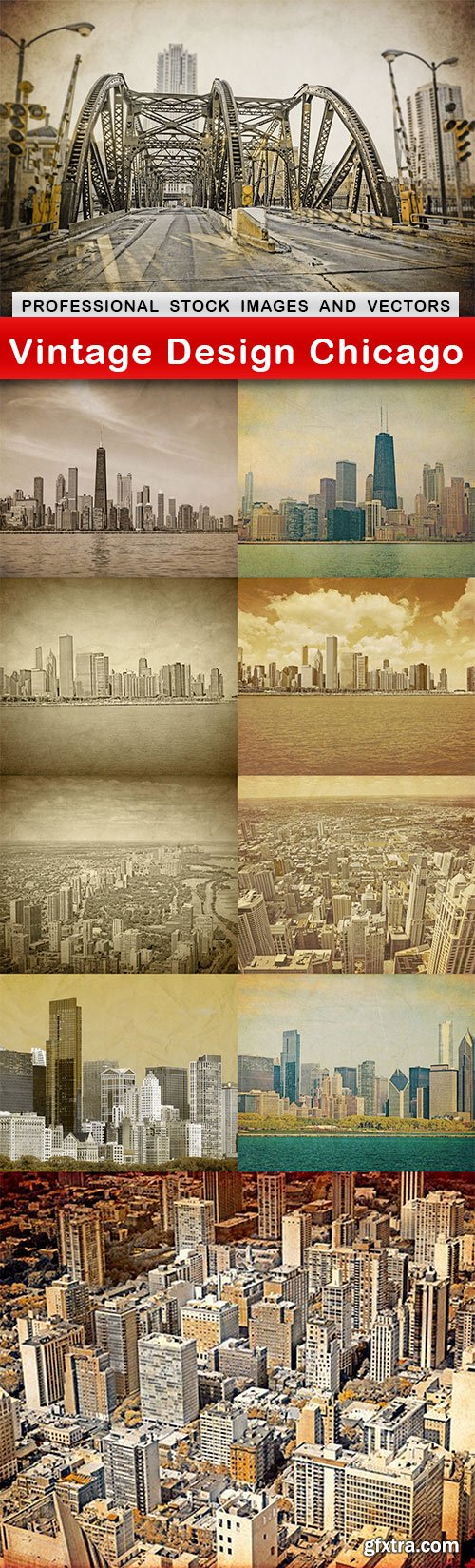 Vintage Design Chicago - 10 UHQ JPEG