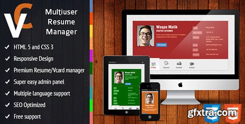 CodeCanyon - Premium v1.3 - Multiuser Resume Manager - 10434779