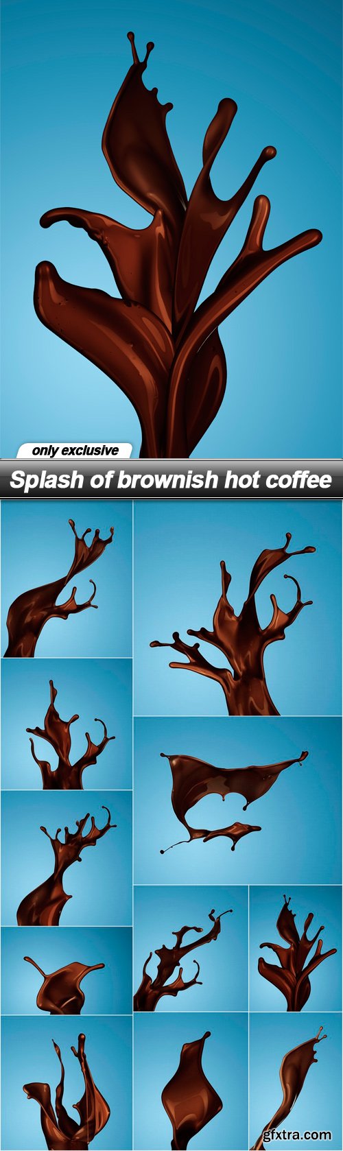 Splash of brownish hot coffee - 11 UHQ JPEG